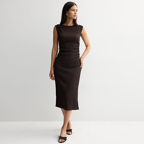 Женские платья Nine West Women's Nine West Midi Smocked Dress