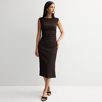 Women's Nine West Midi Smocked Dress