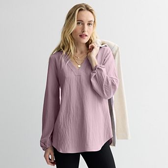 Women's Nine West Long Sleeve Tunic