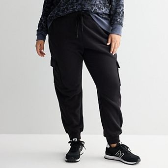 Plus Size Tek Gear® Ultrasoft Fleece Cargo Joggers