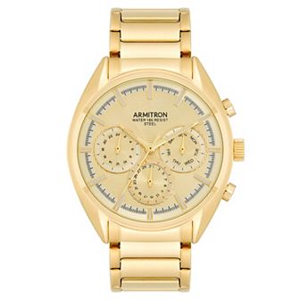 Armitron Men's Gold Tone Date Subdial Watch - 20-5555CHGP