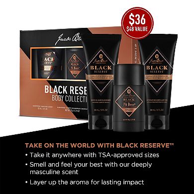 Jack Black Black Reserve Body Set