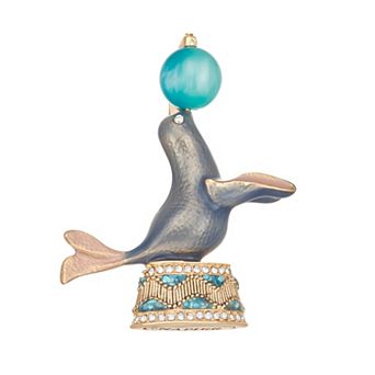 Napier Two Tone Circus Seal Pin