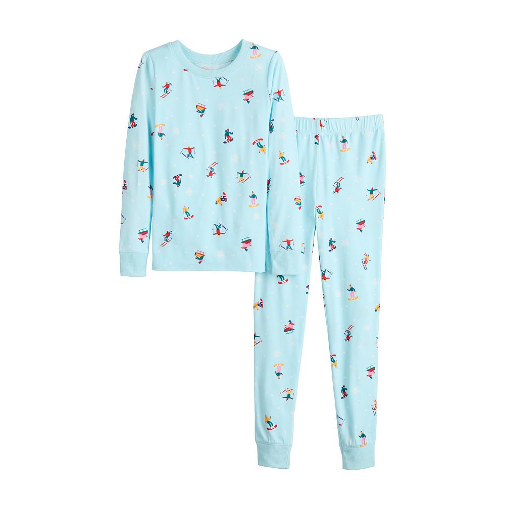 Kids 4-14 Jammies For Your Families® Hit the Slopes Pajama Top & Pajama ...