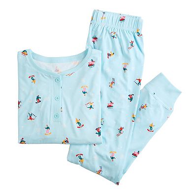 Women's Jammies For Your Families® Hit the Slopes Pajama Top & Pajama Bottoms Set