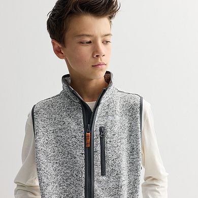 Boys 8-20 Sonoma Goods For Life® Sweater Knit Vest in Regular & Husky