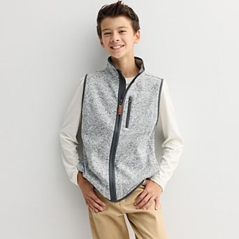 Boys 8-20 Sonoma Goods For Life® Sweater Knit Vest in Regular & Husky