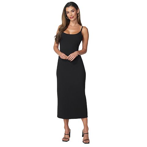 Женские платья bebe Women's bebe Ribbed Tank Maxi Dress