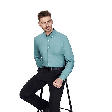 Men's Savile Row Classic Fit Poplin Dress Shirt