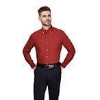 arrow men's classic fit dress shirt Classic-Fit Emerald Bridesmaid Dress Luxe Alexandria Arrow sateen Size:36x32