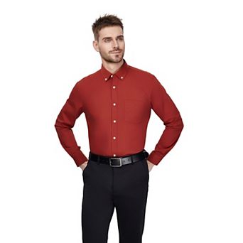Men's Savile Row Classic Fit Poplin Dress Shirt