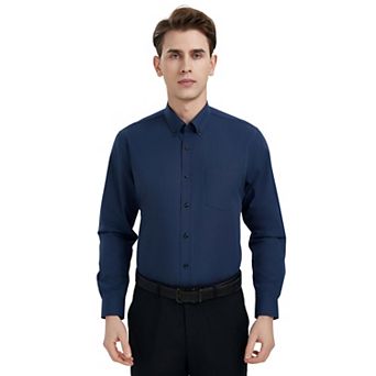Men's Savile Row Button-Down Poplin Shirt