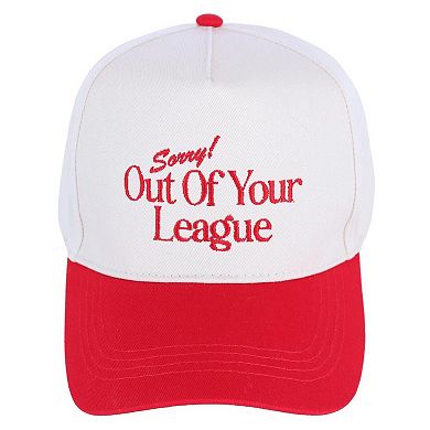 David & Young Women's Out of Your League Two Toned Baseball Cap