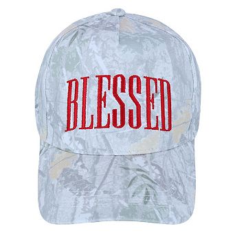 David & Young Unisex Blessed Embroidered Camo Baseball Hat