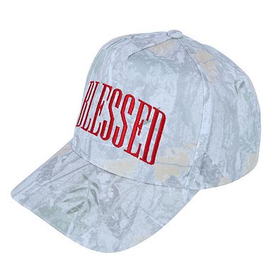 David & Young Unisex Blessed Embroidered Camo Baseball Hat