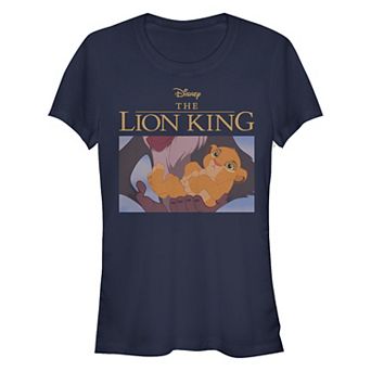 Disney's The Lion King Rafiki Holding Cub Simba Juniors' Fitted Graphic Tee