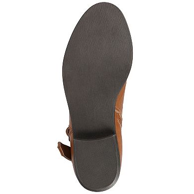 Journee Devina Women's Almond Toe Block Heel Ankle Boots In Regular & Wide Width