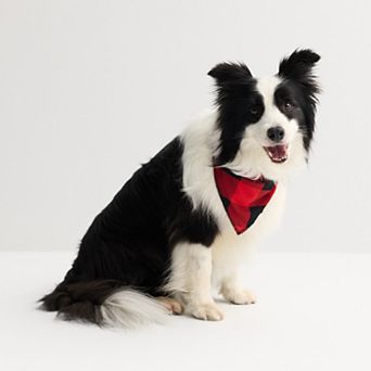 Pet Jammies For Your Families® Buffalo Check Bandana