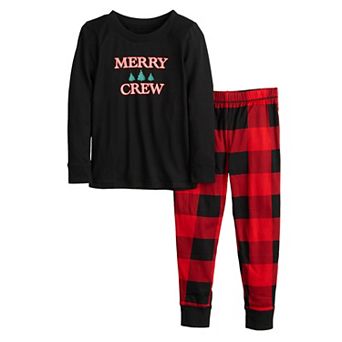 Toddler Jammies For Your Families® Buffalo Check Graphic Pajama Top & Pajama Bottoms Set