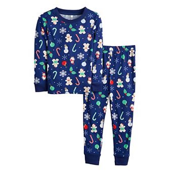 Toddler Jammies For Your Families® Holiday Jumble Pajama Top & Pajama Bottoms Set