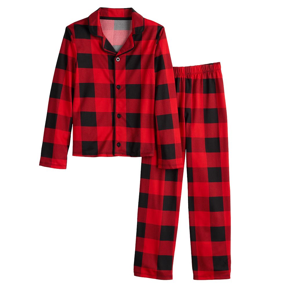 Kids 4-14 Jammies For Your Families® Buffalo Check Pajama Top & Pajama ...