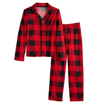 Kids 4-14 Jammies For Your Families® Buffalo Check Pajama Top & Pajama Pants Set