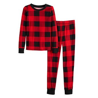 Kids 4-14 Jammies For Your Families® Buffalo Check Pajama Top & Pajama Bottoms Set