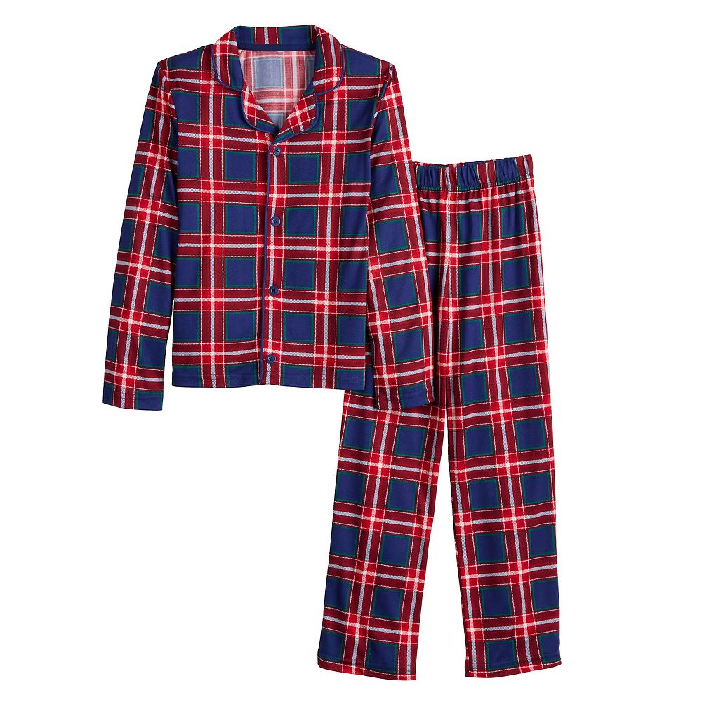 Kids 4-14 Jammies For Your Families® Tolli Tartan Plaid Pajama Top ...