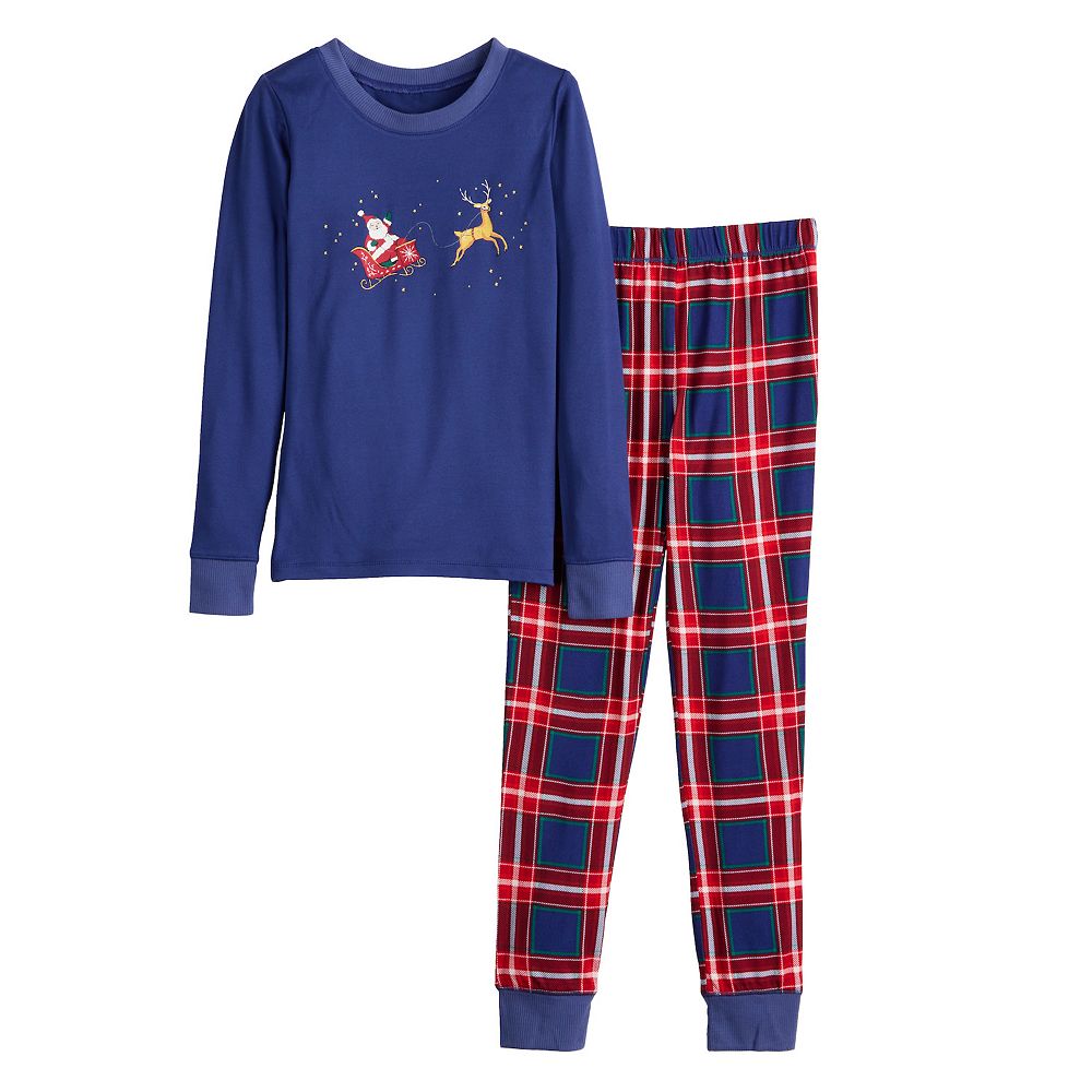 Kids 4-14 Jammies For Your Families® Tolli Tartan Plaid Pajama Top ...