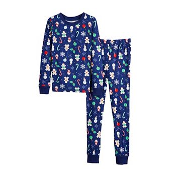 Kids 4-14 Jammies For Your Families® Holiday Jumble Pajama Top & Pajama Bottoms Set