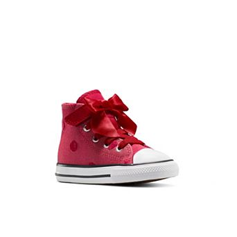 Converse Chuck Taylor All Star Toddler Girls Bow Easy On High-Top Sneakers