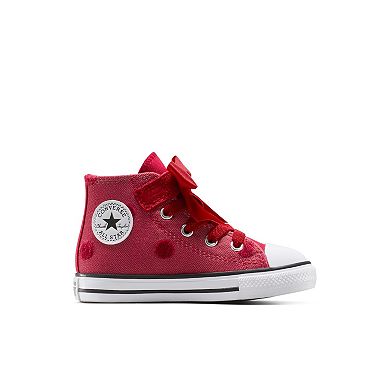 Converse Chuck Taylor All Star Toddler Girls Bow Easy On High-Top Sneakers