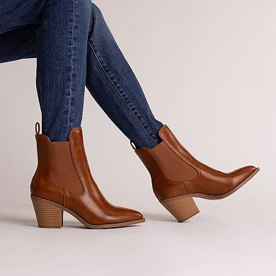 Journee Rosemary Women's Chelsea Booties