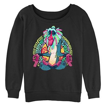 Disney's The Lion King Rafiki Sukhasana Pose Juniors' Graphic Pullover