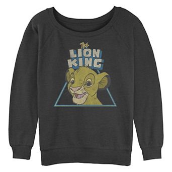 Disney's The Lion King Young Simba Self Portrait Juniors' Graphic Pullover