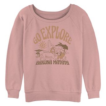Disney's The Lion King Simba, Timon & Pumba Go Explore Hakuna Matata Juniors' Graphic Pullover