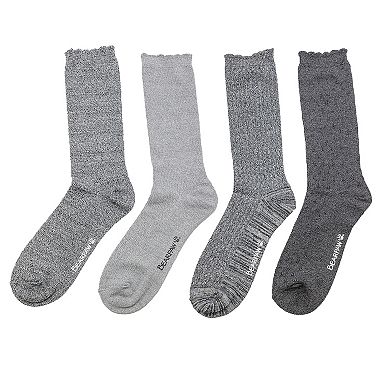 Women's Bearpaw 4-pk. Mixed Texture Crew Socks