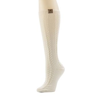 Women's Bearpaw Cable Knee High Socks