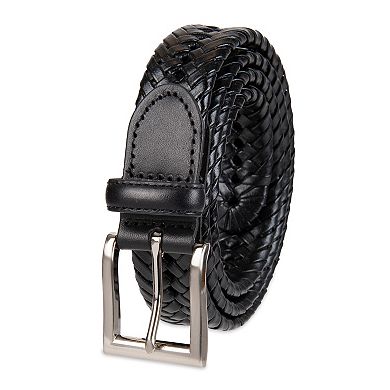 Croft & Barrow® Basket Weave Faux-Leather Belt