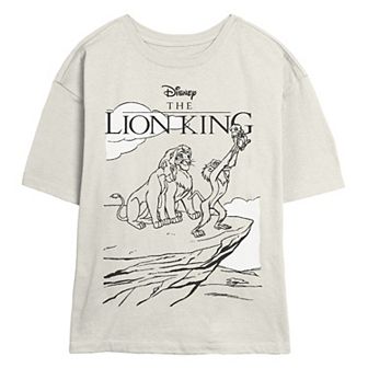 Disney's The Lion King Simba Cub Announcement At Pride Rock Juniors' Skimmer Graphic Tee