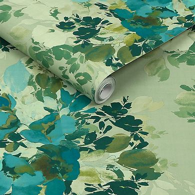 Nicole Miller Botanic Sage Peel & Stick Wallpaper