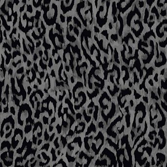 Nicole Miller Laid Back Leopard Teal Peel & Stick Wallpaper