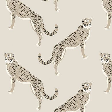 Nicole Miller Guepardo Ochre Peel & Stick Wallpaper