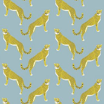 Nicole Miller Guepardo Ochre Peel & Stick Wallpaper