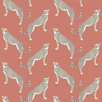 Nicole Miller Guepardo Ochre Peel & Stick Wallpaper