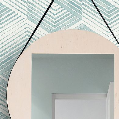 Nicole Miller Geo Movement Clay Peel & Stick Wallpaper