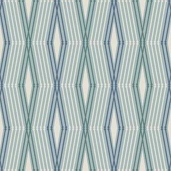 Nicole Miller Hard Edge Ogee Clay Peel & Stick Wallpaper