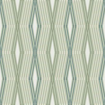 Nicole Miller Hard Edge Ogee Clay Peel & Stick Wallpaper