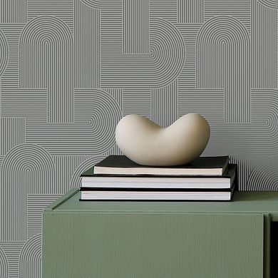 Sublime Mindful Living Navy Wallpaper