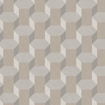 Sublime Vintage Geometrics Neutral Wallpaper